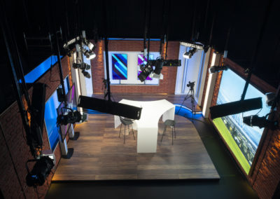 Conception fabrication Studio-TV-Nyon Région Télévision